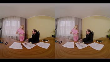 Taking a break from work to fuck virtual real porn