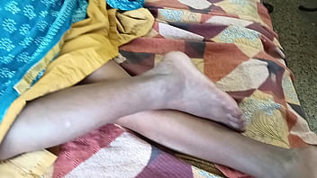 Amateur sex and fucking between stepmom and stepson in rainy weather