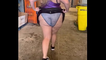 Just doing the lord’s work and giving all the men at the home improvement store a flash for all the long hours they put