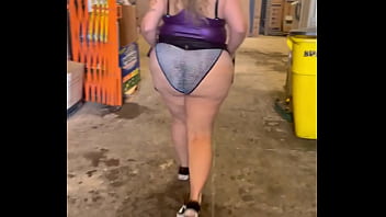 Just doing the lord’s work and giving all the men at the home improvement store a flash for all the long hours they put