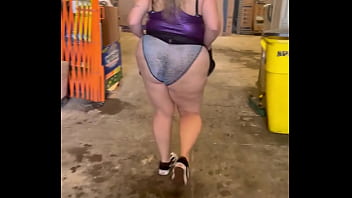 Just doing the lord’s work and giving all the men at the home improvement store a flash for all the long hours they put