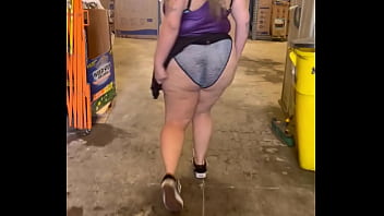 Just doing the lord’s work and giving all the men at the home improvement store a flash for all the long hours they put