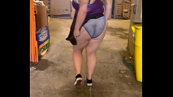 Just doing the lord’s work and giving all the men at the home improvement store a flash for all the long hours they put