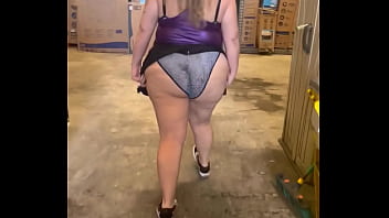 Just doing the lord’s work and giving all the men at the home improvement store a flash for all the long hours they put