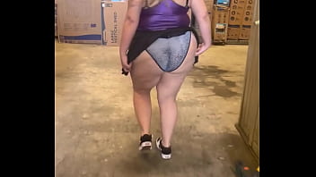 Just doing the lord’s work and giving all the men at the home improvement store a flash for all the long hours they put