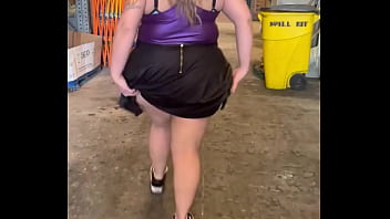 Just doing the lord’s work and giving all the men at the home improvement store a flash for all the long hours they put