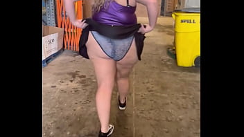 Just doing the lord’s work and giving all the men at the home improvement store a flash for all the long hours they put