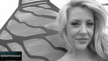 Beautiful blonde slut and beautiful whore take it in the ass from a male who cums inside them