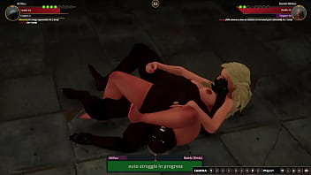 Attilius vs bambi nf3d mixed sexfight femdom competitive intercourse