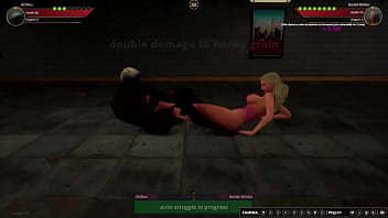 Attilius vs bambi nf3d mixed sexfight femdom competitive intercourse