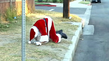 Big tits milf alexis silver wears a naughty santa outfit to fuck a guy