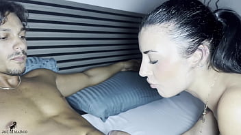 My tired boyfriend is sleeping and i go fuck his friend in the next room