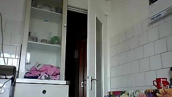 Brunette playing with her pussy