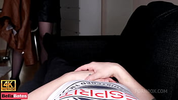 Step mommy gives sloppy deepthroat blowjob