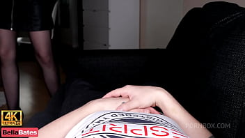 Step mommy gives sloppy deepthroat blowjob