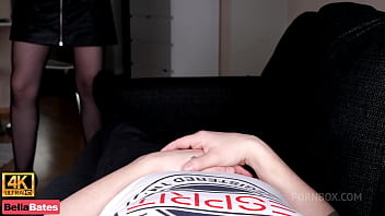 Step mommy gives sloppy deepthroat blowjob