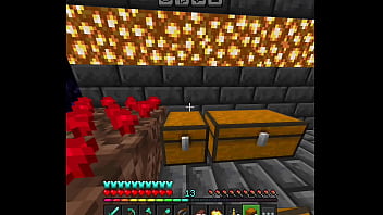 Jugando minecraft bien intenso