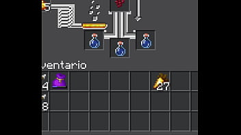 Jugando minecraft bien intenso