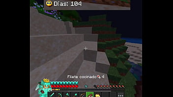 Jugando minecraft bien intenso