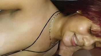 Slut hotwife came to my apartment when my wife is working and suck my cock and let me creampie her