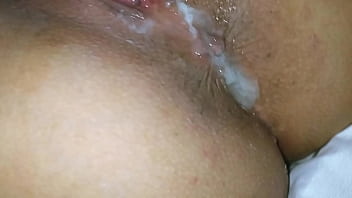 Slut hotwife came to my apartment when my wife is working and suck my cock and let me creampie her