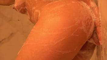 Alexa tomas' intense masturbation in the shower with 2 dildos