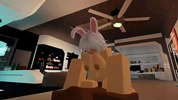 Using a whore like a fuck toy on roblox