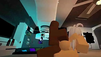 Using a whore like a fuck toy on roblox