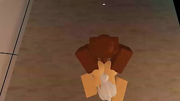 Using a whore like a fuck toy on roblox