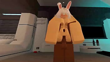 Using a whore like a fuck toy on roblox
