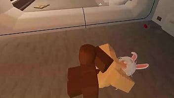 Using a whore like a fuck toy on roblox