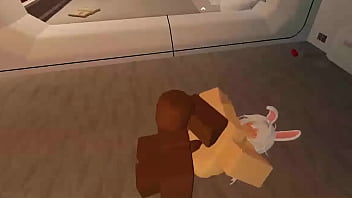 Using a whore like a fuck toy on roblox