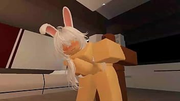 Using a whore like a fuck toy on roblox