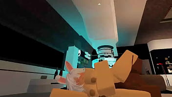 Using a whore like a fuck toy on roblox