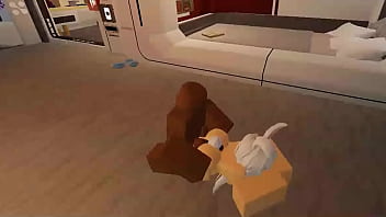 Using a whore like a fuck toy on roblox
