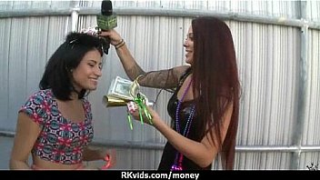 Cute teen sucked and fucked for cash 30