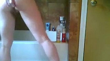 Horny masturbating in the bathroom