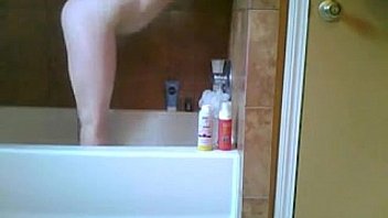 Horny masturbating in the bathroom