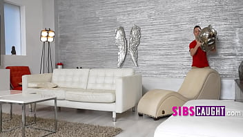 Peeping step bro eats a free meal