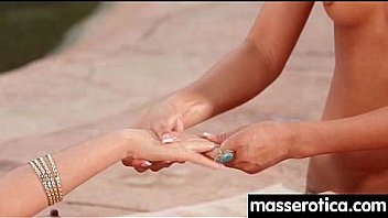 Sensual lesbian massage leads to orgasm 3