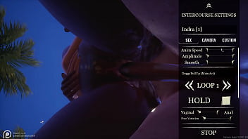 Big ass tit black milf indra gets pussy pounded by big white cock and has multiple orgasms on the beach