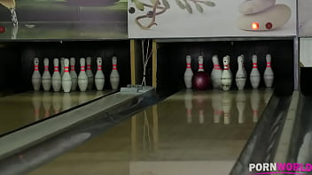 2 lucky studs have lucky strike at the bowling alley when they have an orgy with anissa kate & nataly gold gp1775