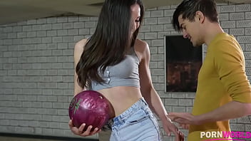2 lucky studs have lucky strike at the bowling alley when they have an orgy with anissa kate & nataly gold gp1775