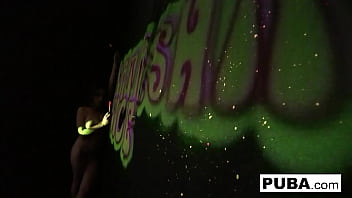 Busty babe fucks herself