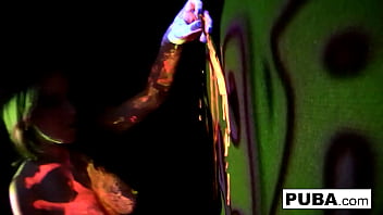 Busty babe fucks herself