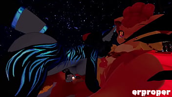 Vrchat vuplpix gets blown by a furry