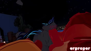 Vrchat vuplpix gets blown by a furry