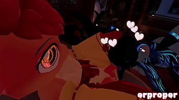 Vrchat vuplpix gets blown by a furry