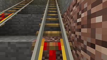 Here's my fast subway in an attempt to rizz a minecraft girlfriend