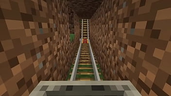 Here's my fast subway in an attempt to rizz a minecraft girlfriend